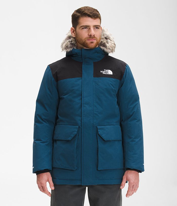 The North Face Winterjas Heren Tower Peak Parka LXEY71890 - Blauw